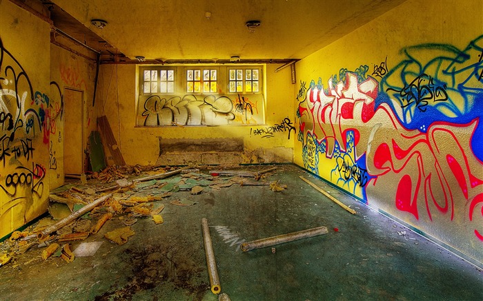 Graffiti Abandoned Post Office - Abandoned Spaces Views:18968 Date:2011/7/20 6:58:02