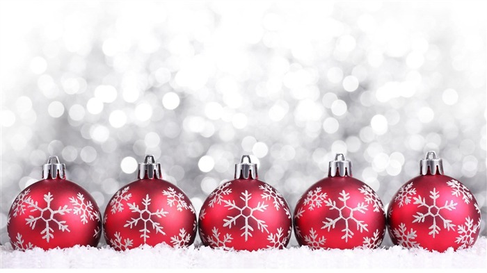 Red Christmas Balls-Holiday desktop wallpapers Views:6700 Date:2014/12/14 6:48:34