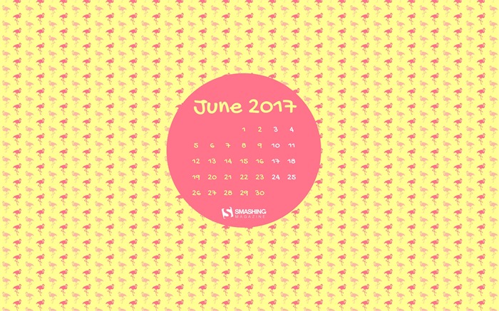 Flamin Good Vibes Only-Juin 2017 Calendrier Fond d'écran Vues:7769